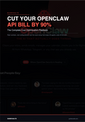 Promotional graphic for cost optimization playbook with text on a dark background